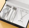 Women's Alloy And Titanium Alloy Casual Fashion Rectangle Dial Quartz Watch