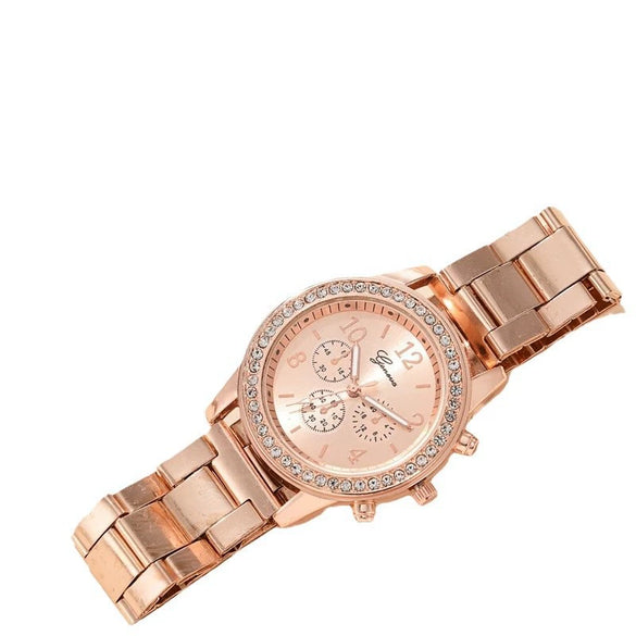 Women's Alloy And Titanium Alloy Casual Fashion Rectangle Dial Quartz Watch