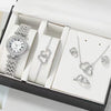 Women's Alloy And Titanium Alloy Casual Fashion Rectangle Dial Quartz Watch