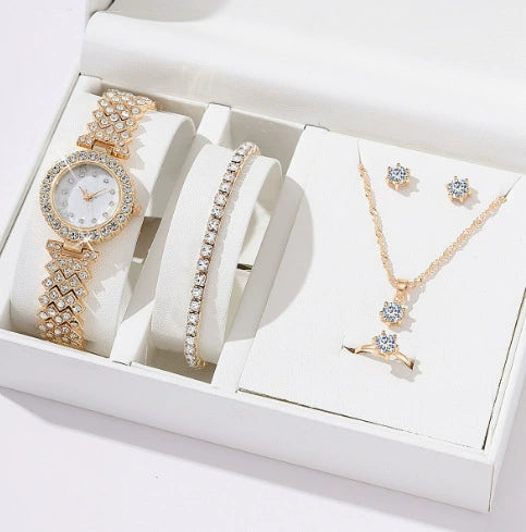 Women's Alloy And Titanium Alloy Casual Fashion Rectangle Dial Quartz Watch