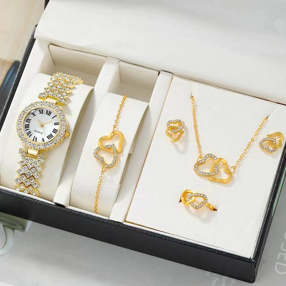 Women's Alloy And Titanium Alloy Casual Fashion Rectangle Dial Quartz Watch