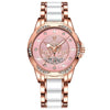 Women's Alloy And Titanium Leisure Round Quartz Watch With Waterproof And Luminous Features