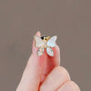 Women's Alloy Animal Butterfly Electroplated Brooch For Suit Fixing And Decoration