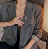 Women's Alloy Animal Pattern Electroplated Opal Rhinestone Brooch As High Grade Clothes Accessory