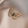 Women's Alloy Animal Shaped Butterfly Brooch With Electroplating Design Fashion Clothing Accessory