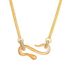 Women's Alloy Animal Snake Cuban Chain Electroplated Necklace