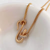 Women's Alloy Animal Snake Cuban Chain Electroplated Necklace