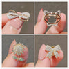 Women's Alloy Antiexposure Brooch With Flower Design And Electroplating Process