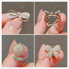 Women's Alloy Antiglare Brooch With Flower Pattern And Electroplating Treatment