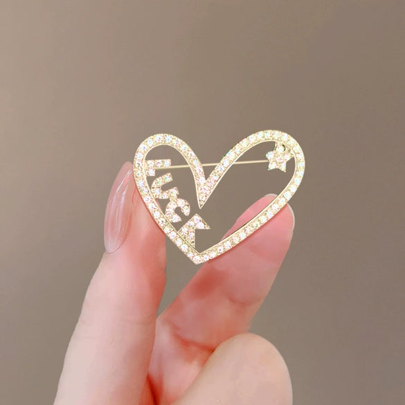 Women's Alloy Antislip Brooch With Flower Pattern And Electroplating Design