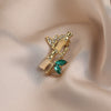 Women's Alloy Bamboo Stepbystep Design Electroplated Suit Brooch Pin Accessories