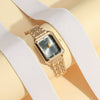 Women's Alloy Band Quartz Watch With Round Dial And Casual Style