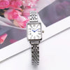 Women's Alloy Band Rectangle Dial Leisure Style Quartz Watch