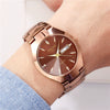 Women's Alloy Band Round Dial Fashion Waterproof Quartz Watch