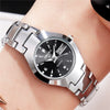 Women's Alloy Band Round Dial Fashion Waterproof Quartz Watch