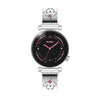 Women's Alloy Band Round Dial Leisure Style Carved Love Puppy Wrist Watch