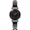 Women's Alloy Band Round Dial Leisure Style Carved Love Puppy Wrist Watch