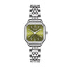 Women's Alloy Band Square Watch Temperament Simple Green