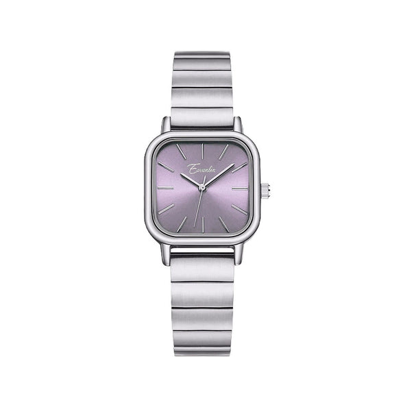 Women's Alloy Band Square Watch Temperament Simple Green