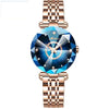 Women's Alloy Belt Fashion Retro Nonmechanical Watch With Round Dial And Imitation Leather Strap