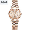 Women's Alloy Belt Fashion Retro Nonmechanical Watch With Round Dial And Imitation Leather Strap