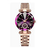 Women's Alloy Belt Fashion Retro Nonmechanical Watch With Round Dial And Imitation Leather Strap