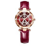 Women's Alloy Belt Fashion Retro Nonmechanical Watch With Round Dial And Imitation Leather Strap