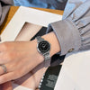 Women's Alloy Belt Quartz Watch Round Dial Leisure Style