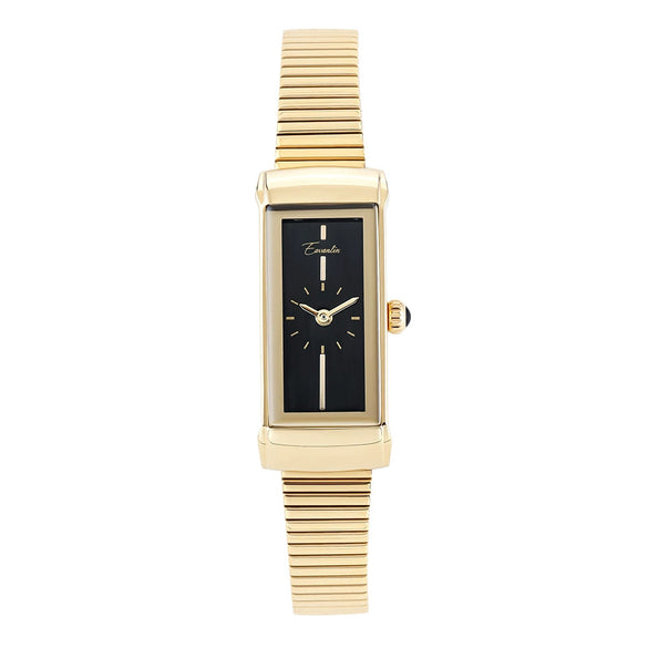 Women's Alloy Belt Rectangular Quartz Watch With Simple Elegant Style