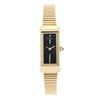 Women's Alloy Belt Rectangular Quartz Watch With Simple Elegant Style