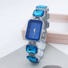 Women's Alloy Bracelet Quartz Watch With Square Dial And Fashion Style