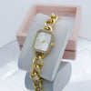 Women's Alloy Bracelet Watch Square Diamond Set Quartz Fashion Elegant Casual