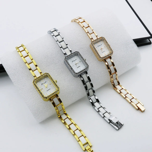 Women's Alloy Bracelet Watch Square Simple Fashion Casual