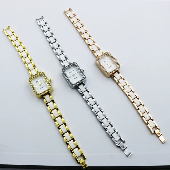 Women's Alloy Bracelet Watch Square Simple Fashion Casual