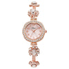 Women's Alloy Bracelet Watch With Fashionable Style And Spiral Crown