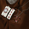 Women's Alloy Bracelet Watch With Round Dial And Stainless Steel Clasp