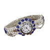 Women's Alloy Bracelet Watch With Round Dial And Stainless Steel Clasp