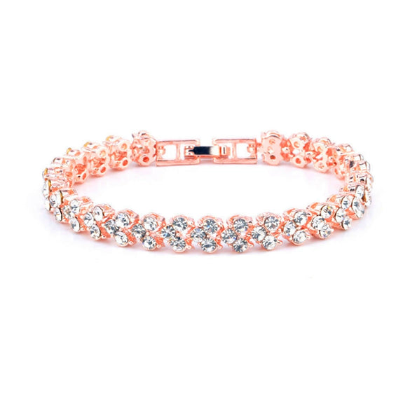 Women's Alloy Bracelet Watch With Round Dial Quartz Movement Single Folding Buckle Spiral Crown And Leisure Style