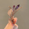 Women's Alloy Brooch With Electroplating And Plants Flowers Design