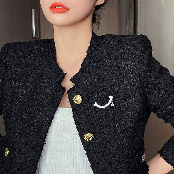 Women's Alloy Brooch With Flower And Geometric Pattern Electroplated Design