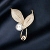 Women's Alloy Brooch With Flower Pattern And Electroplating Treatment
