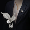 Women's Alloy Brooch With Flower Pattern And Electroplating Treatment