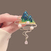 Women's Alloy Brooch With Natural Style And Electroplating Treatment
