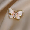 Women's Alloy Butterfly Brooch Minimalist Style With Electroplating