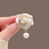 Women's Alloy Camellia Flower Electroplated Brooch Highend Allmatch Accessory