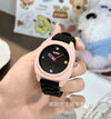 Women's Alloy Case And Silicone Strap Cartoon Style Round Dial Watch