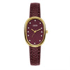 Women's Alloy Case Belt Strap Oval Quartz Casual Light Luxury Watch