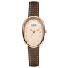 Women's Alloy Case Belt Strap Oval Quartz Casual Light Luxury Watch