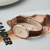 Women's Alloy Case Belt Strap Oval Quartz Casual Light Luxury Watch
