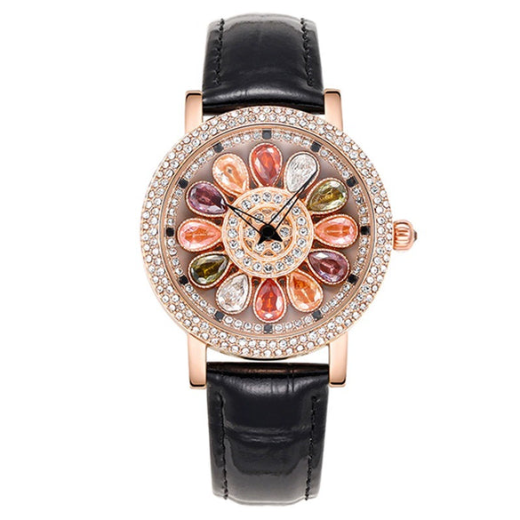 Women's Alloy Case Belt Strap Round Dial Leisure Style Watch